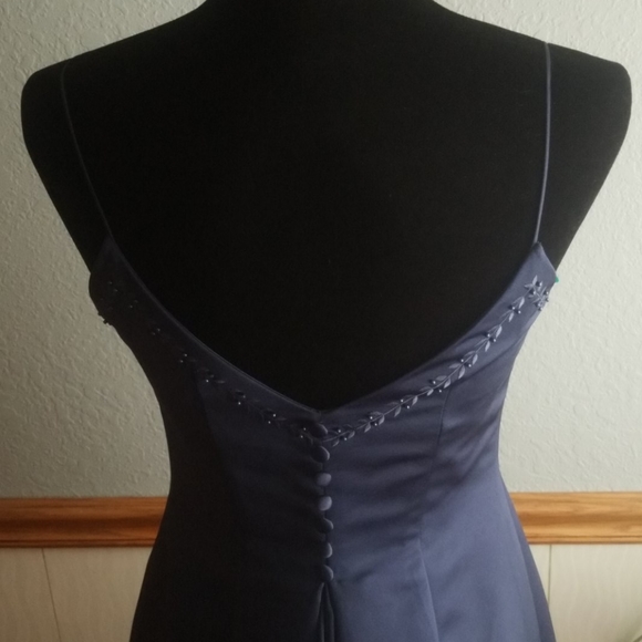 Michealangelo Navy Blue Formal Gown - Picture 4 of 7